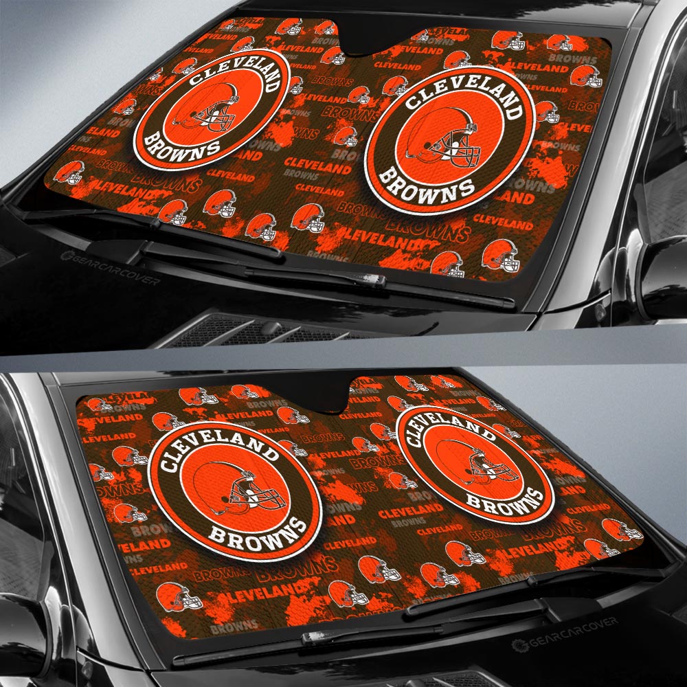 Cleveland Browns Car Sunshade Custom Car Accessories - Gearcarcover - 2