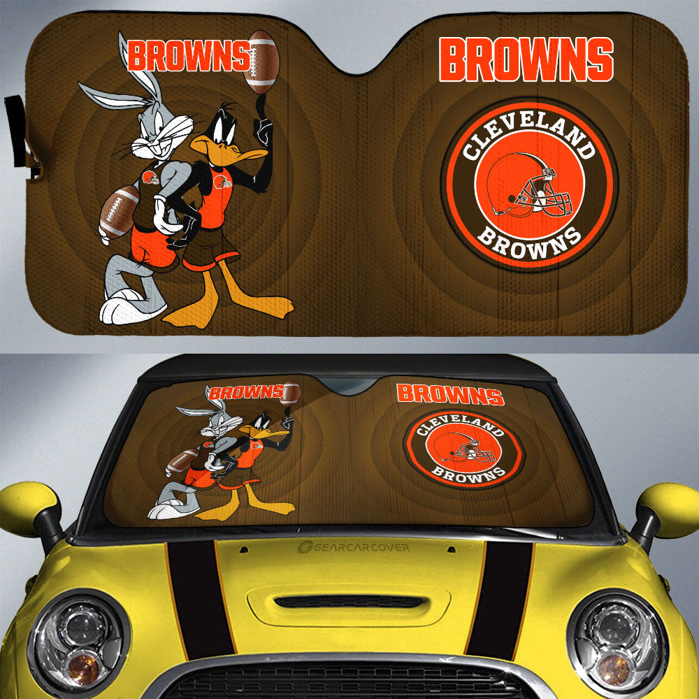 Cleveland Browns Car Sunshade Custom Car Accessories - Gearcarcover - 1