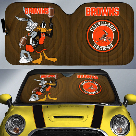 Cleveland Browns Car Sunshade Custom Car Accessories - Gearcarcover - 1