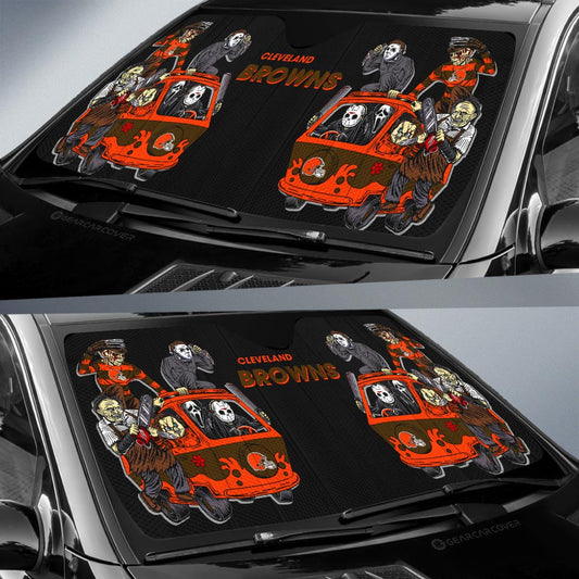 Cleveland Browns Car Sunshade Custom Car Accessories - Gearcarcover - 2