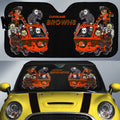 Cleveland Browns Car Sunshade Custom Car Accessories - Gearcarcover - 1