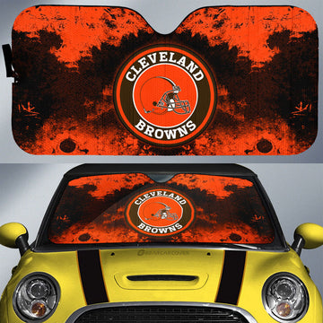 Cleveland Browns Car Sunshade Custom Car Accessories - Gearcarcover - 1