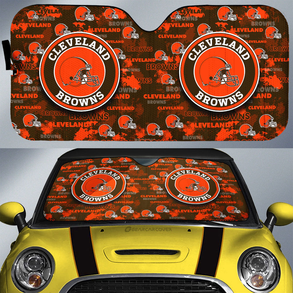Cleveland Browns Car Sunshade Custom Car Accessories - Gearcarcover - 1
