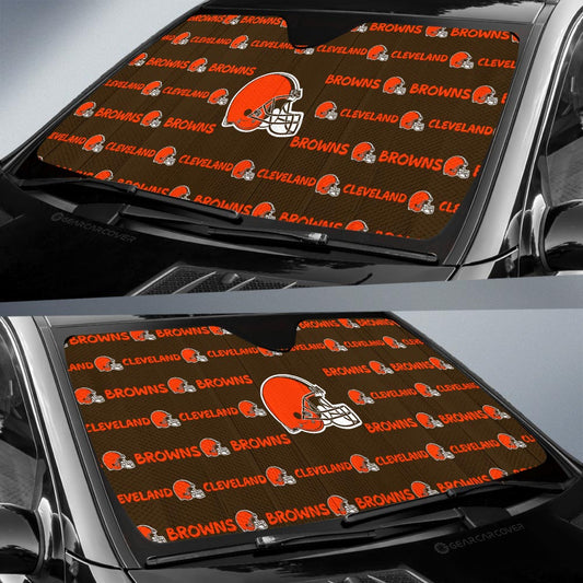 Cleveland Browns Car Sunshade Sporty Team Collection - Gearcarcover - 2