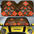 Cleveland Browns Car Sunshade Sporty Team Collection - Gearcarcover - 1