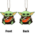 Cleveland Browns Ornament Baby Yoda Car Accessories - Gearcarcover - 4