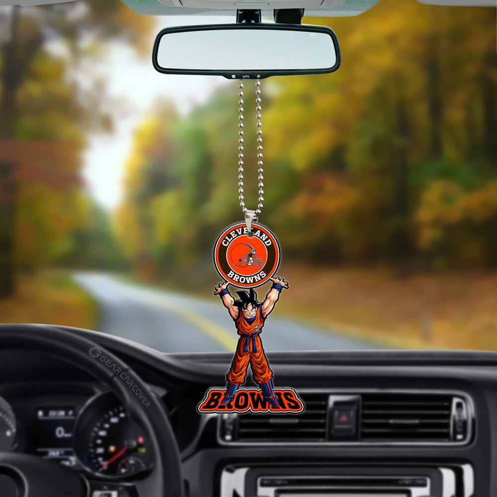 Cleveland Browns Ornament Goku Car Accessories - Gearcarcover - 3