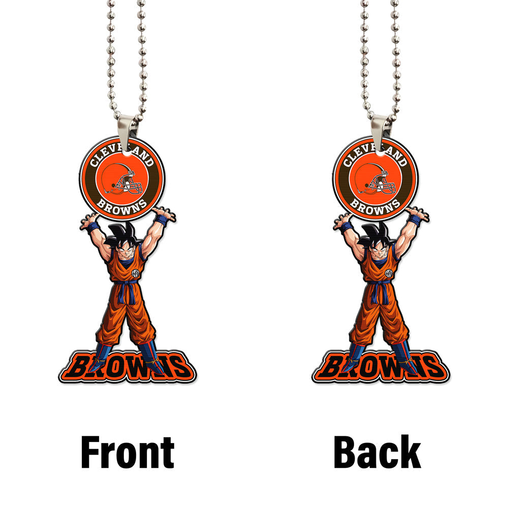 Cleveland Browns Ornament Goku Car Accessories - Gearcarcover - 4