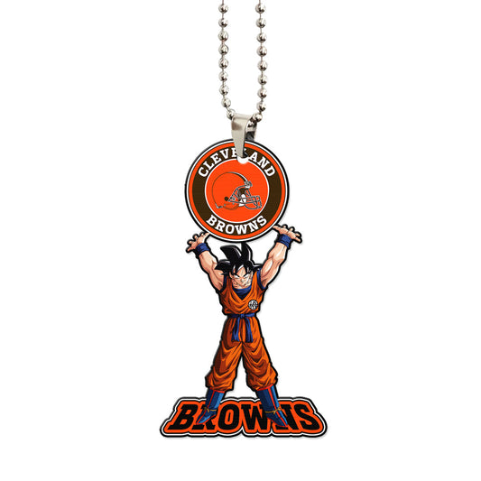 Cleveland Browns Ornament Goku Car Accessories - Gearcarcover - 1
