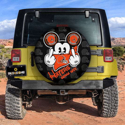 Cleveland Browns Spare Tire Covers Custom Car Accessories - Gearcarcover - 2