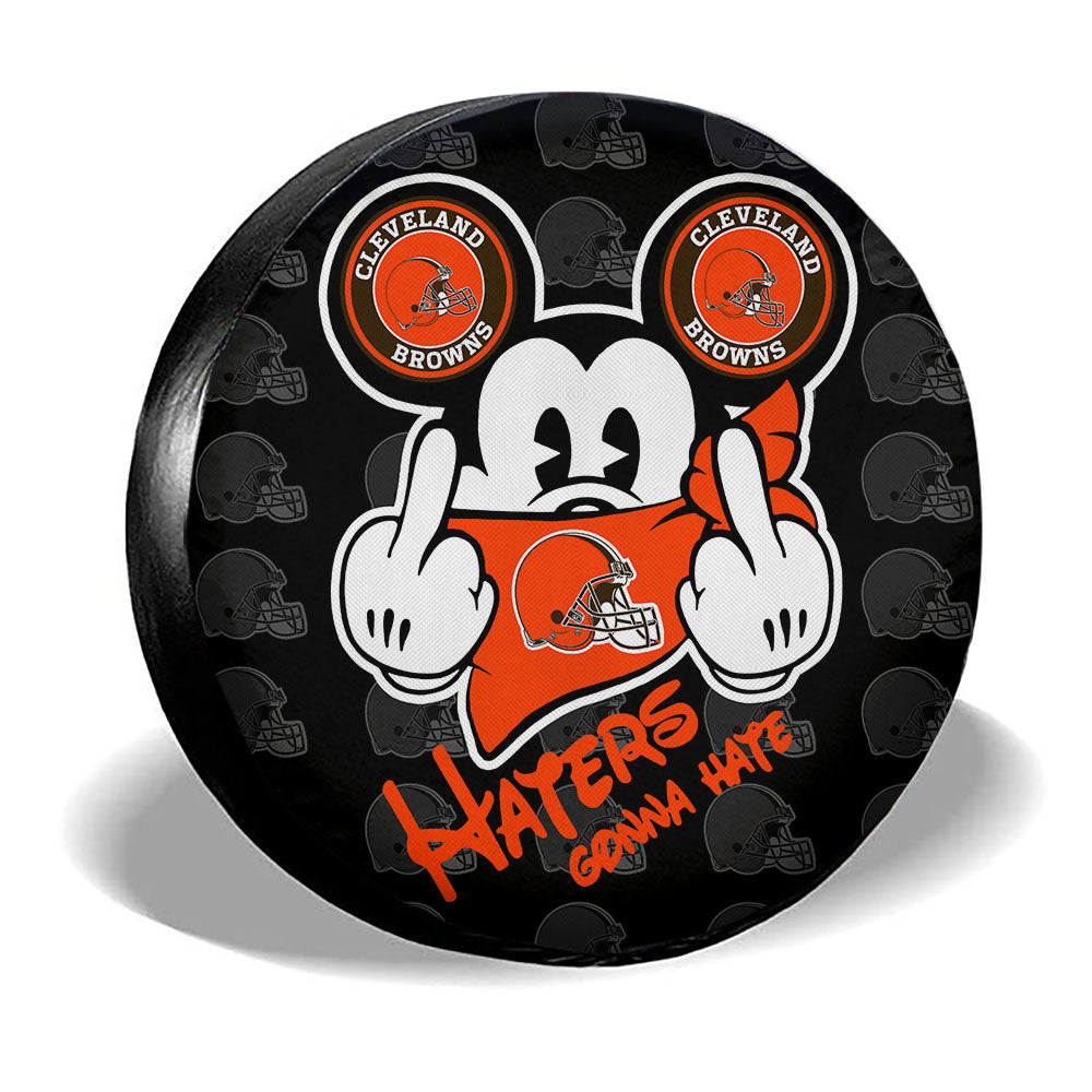Cleveland Browns Spare Tire Covers Custom Car Accessories - Gearcarcover - 3