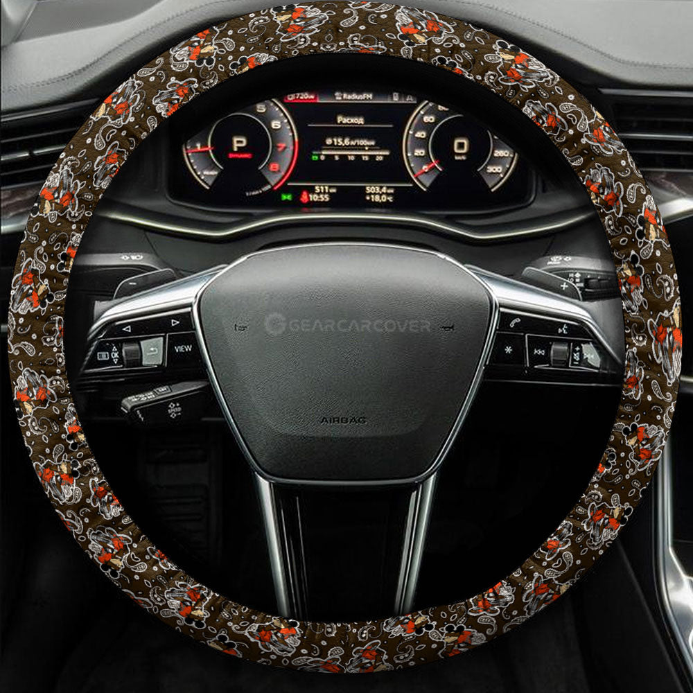 Cleveland Browns Steering Wheel Cover Cartoon Theme Collection - Gearcarcover - 3