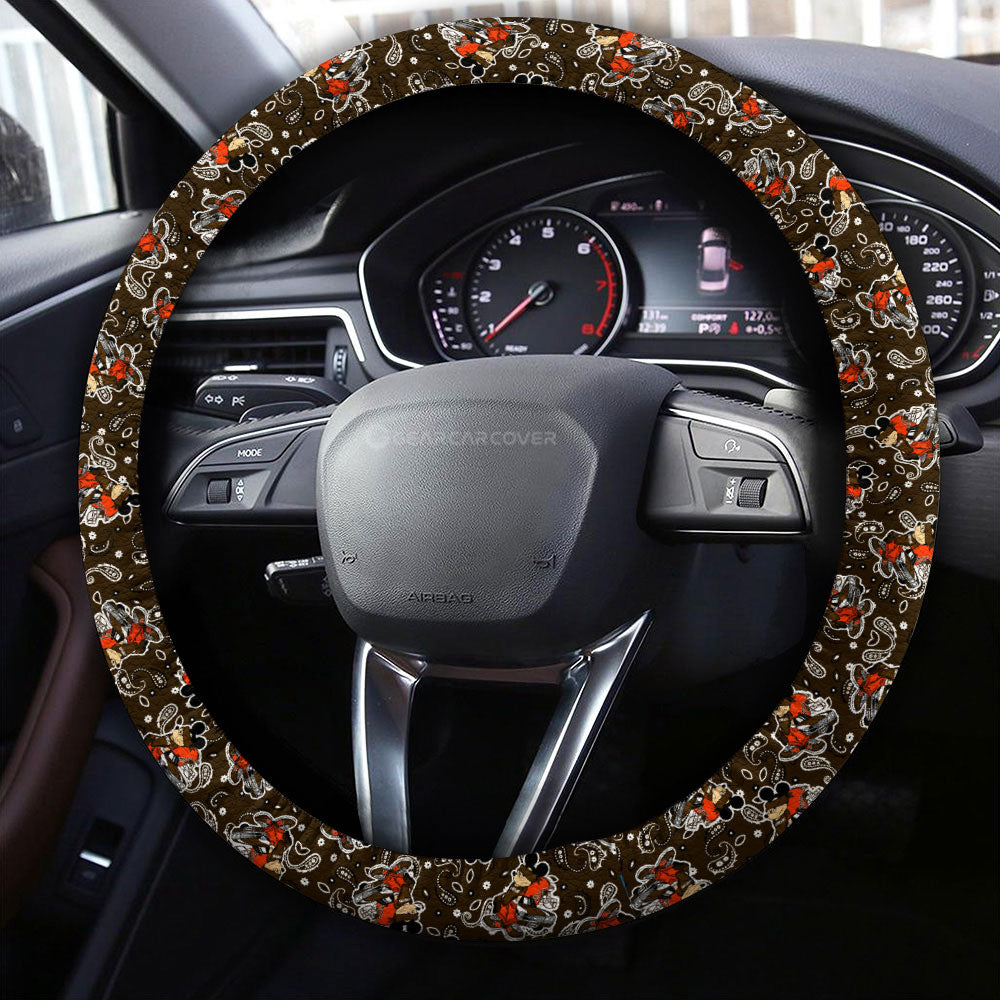 Cleveland Browns Steering Wheel Cover Cartoon Theme Collection - Gearcarcover - 4