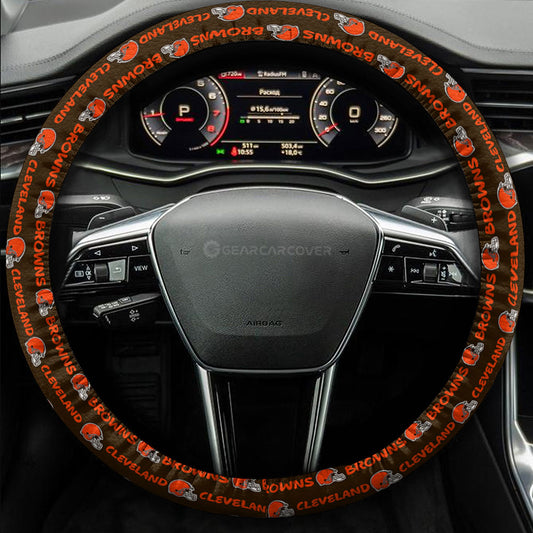 Cleveland Browns Steering Wheel Cover Sporty Team Collection - Gearcarcover - 2