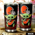 Cleveland Browns Tumbler Cup Custom Car Accessories For Fan - Gearcarcover - 2