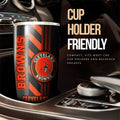 Cleveland Browns Tumbler Cup Custom Car Accessories - Gearcarcover - 3