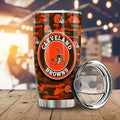 Cleveland Browns Tumbler Cup Custom Car Accessories - Gearcarcover - 1