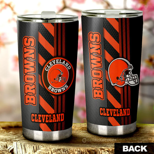 Cleveland Browns Tumbler Cup Custom Car Accessories - Gearcarcover - 1