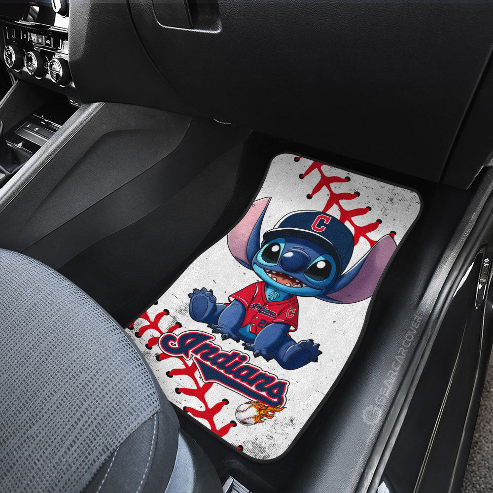 Cleveland Indians Car Floor Mats Stitch Theme Collection - Gearcarcover - 3
