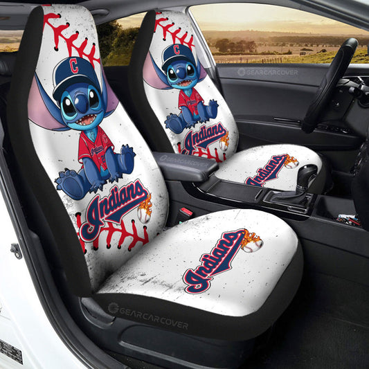 Cleveland Indians Car Seat Covers Stitch Theme Collection - Gearcarcover - 2