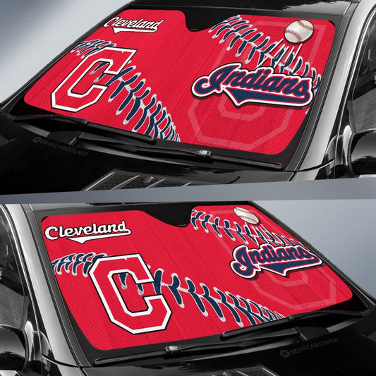 Cleveland Indians Car Sunshade Custom Car Accessories - Gearcarcover - 2