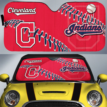 Cleveland Indians Car Sunshade Custom Car Accessories - Gearcarcover - 1