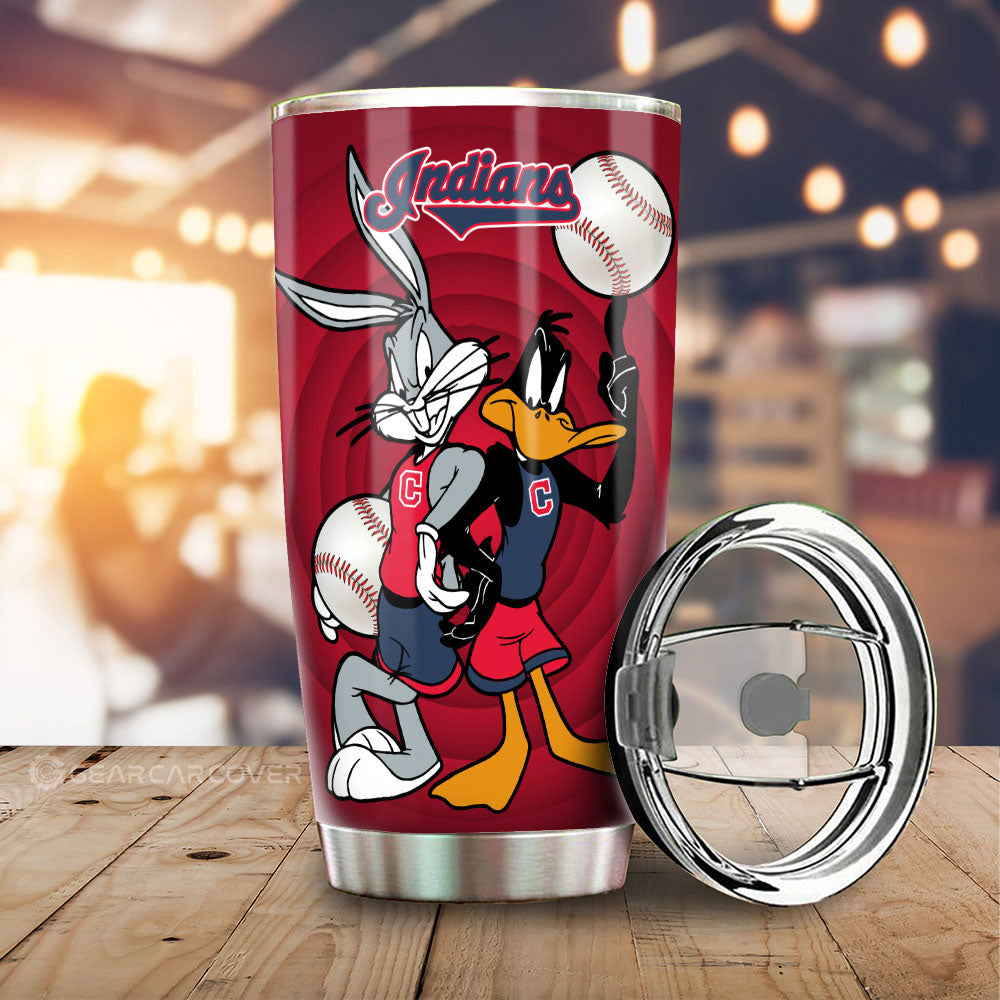 Cleveland Indians Tumbler Cup Custom Car Accessories - Gearcarcover - 2