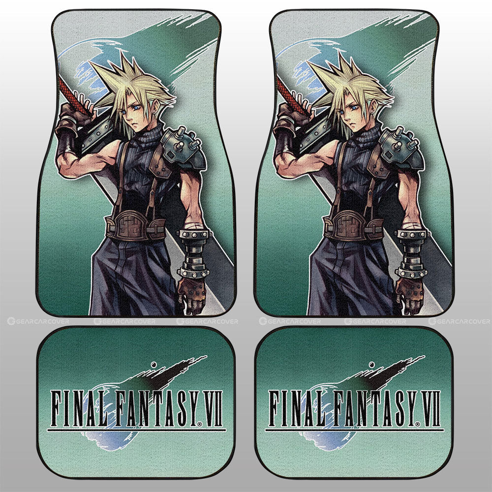 Cloud Strife Car Floor Mats Custom Car Accessories - Gearcarcover - 1