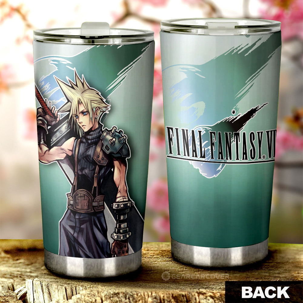 Cloud Strife Tumbler Cup Custom Car Accessories - Gearcarcover - 1