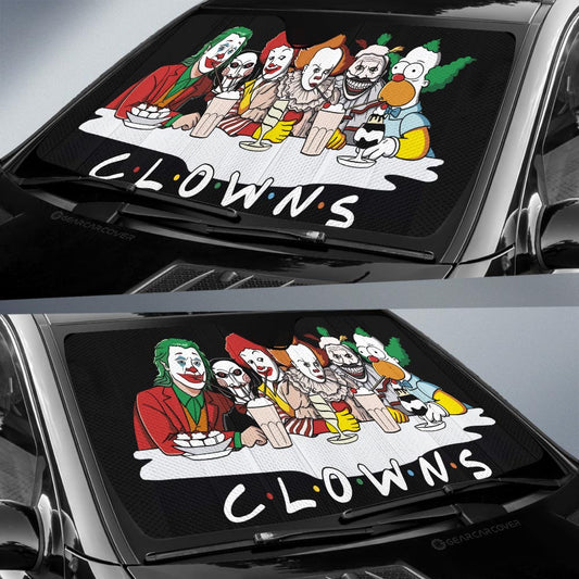 Clowns Mashup Car Sunshade Custom Car Accessories - Gearcarcover - 2