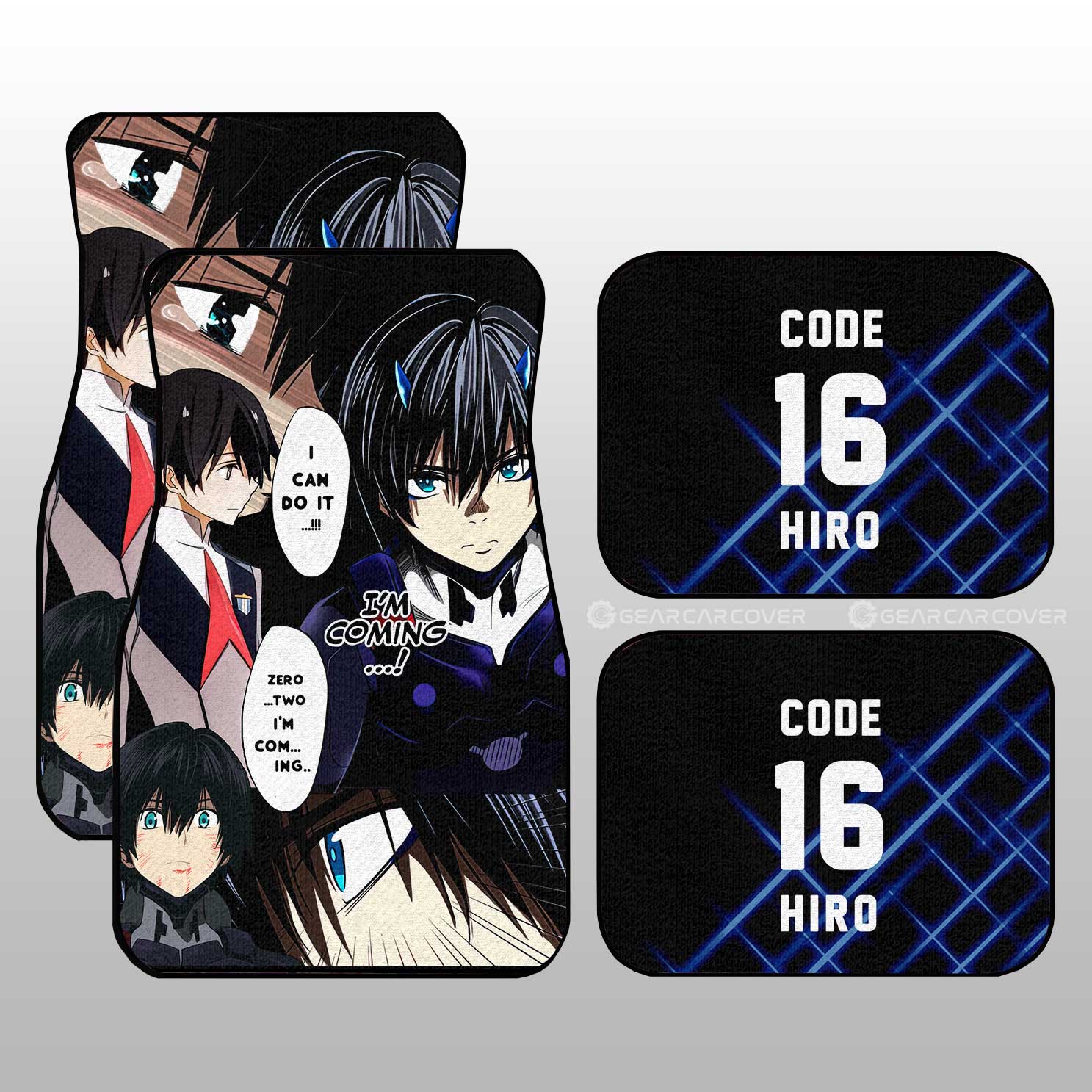 Code:016 Hiro Car Floor Mats Custom For Fans - Gearcarcover - 1