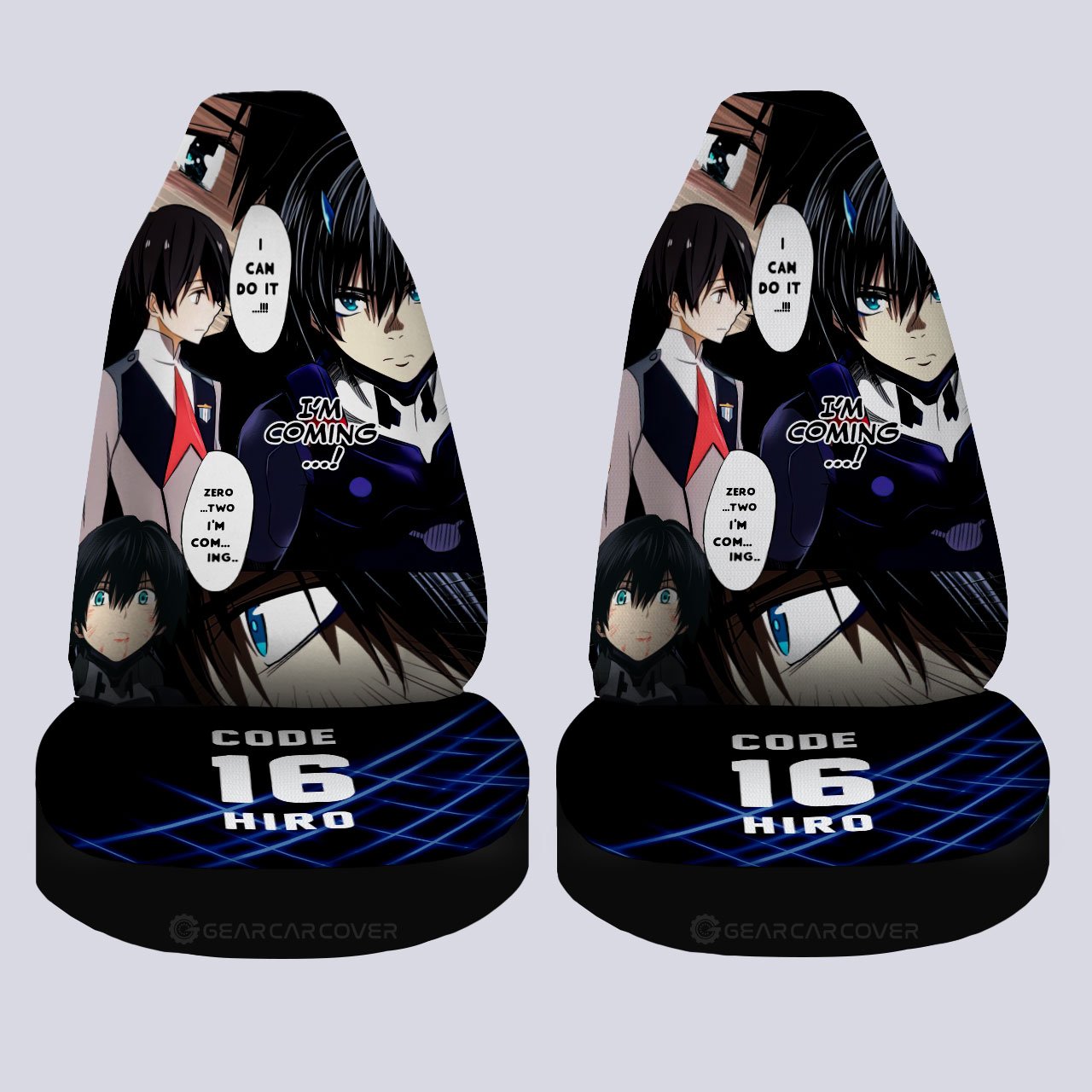Code:016 Hiro Car Seat Covers Custom For Fans - Gearcarcover - 4