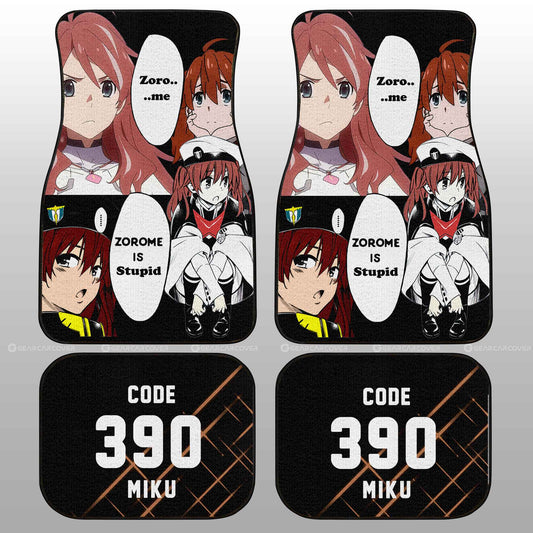 Code:390 Miku Car Floor Mats Custom Car Accessories - Gearcarcover - 2