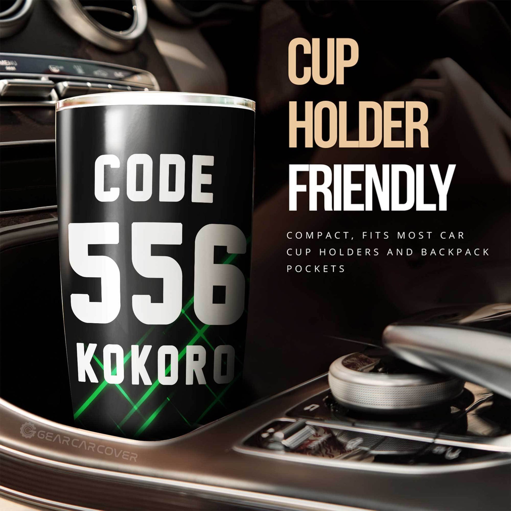 Code:556 Kokoro Tumbler Cup Custom Car Accessories - Gearcarcover - 3