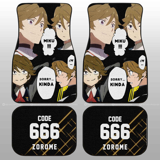 Code:666 Zorome Car Floor Mats Custom Car Accessories - Gearcarcover - 2