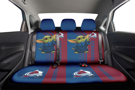 Colorado Avalanche Car Back Seat Covers Custom Car Accessories - Gearcarcover - 2