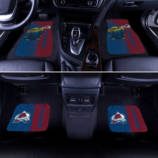 Colorado Avalanche Car Floor Mats Custom Car Accessories - Gearcarcover - 2