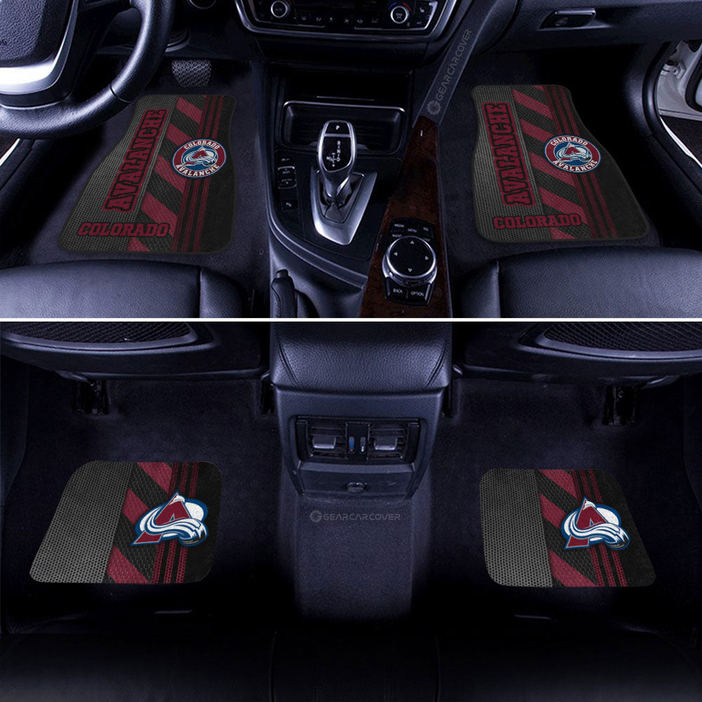 Colorado Avalanche Car Floor Mats Custom Car Accessories - Gearcarcover - 2
