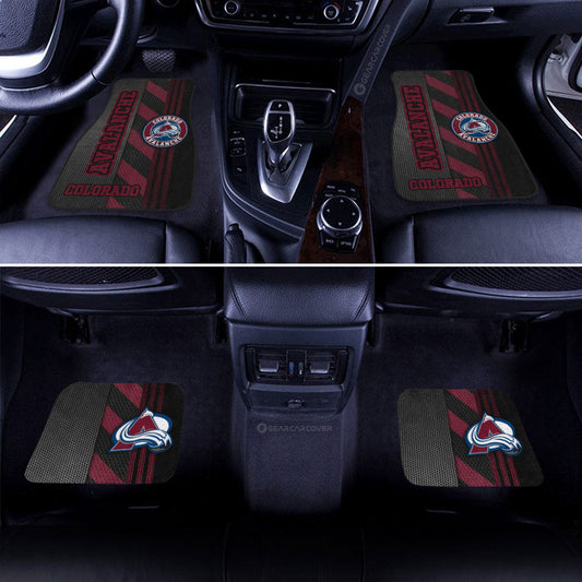 Colorado Avalanche Car Floor Mats Custom Car Accessories - Gearcarcover - 2