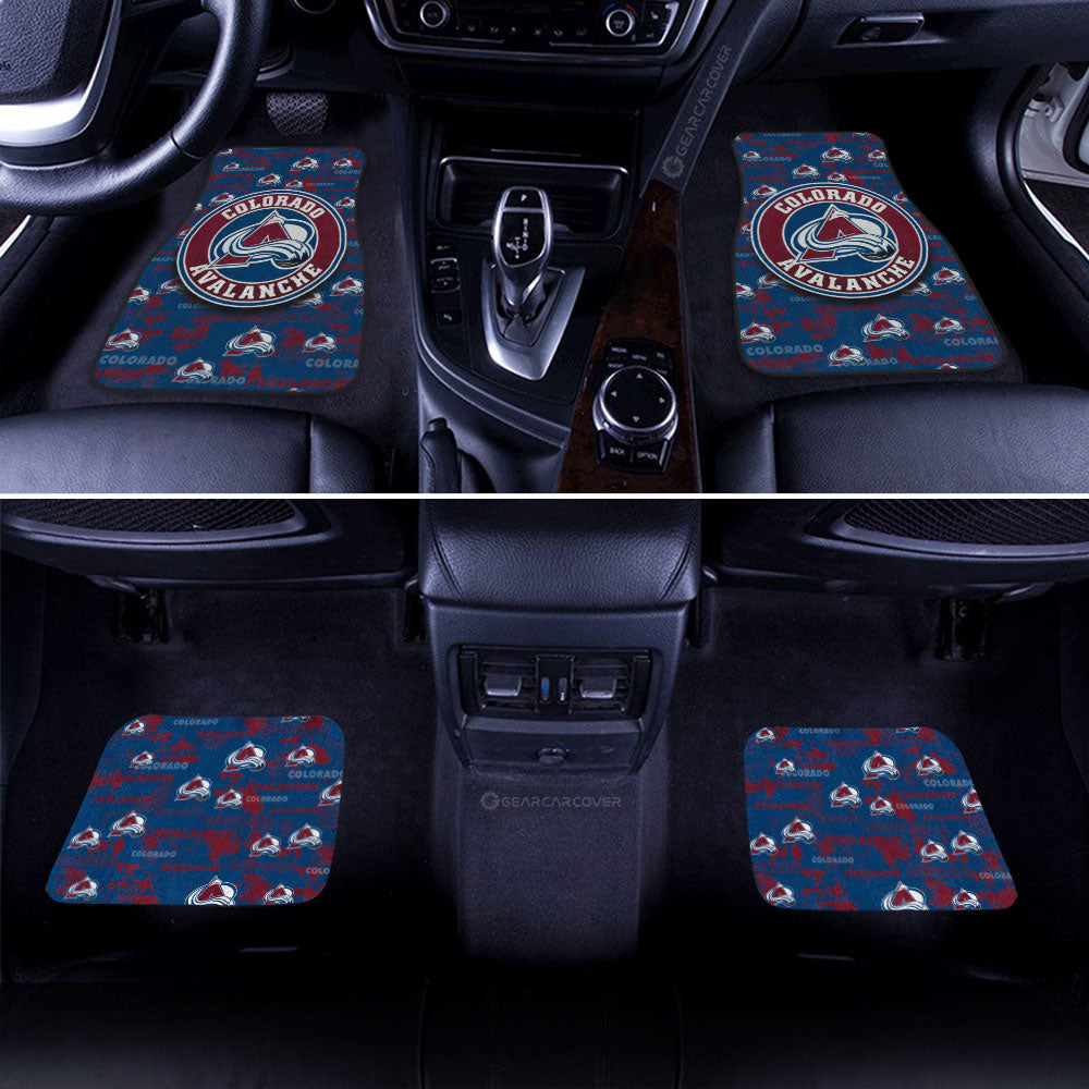 Colorado Avalanche Car Floor Mats Custom Car Accessories - Gearcarcover - 2