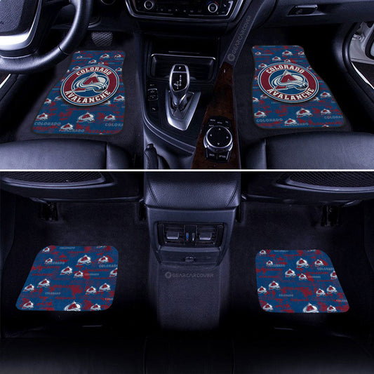 Colorado Avalanche Car Floor Mats Custom Car Accessories - Gearcarcover - 2