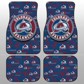 Colorado Avalanche Car Floor Mats Custom Car Accessories - Gearcarcover - 1