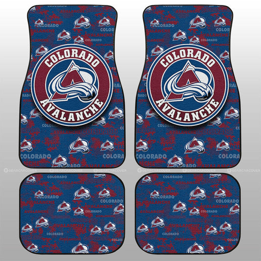 Colorado Avalanche Car Floor Mats Custom Car Accessories - Gearcarcover - 1