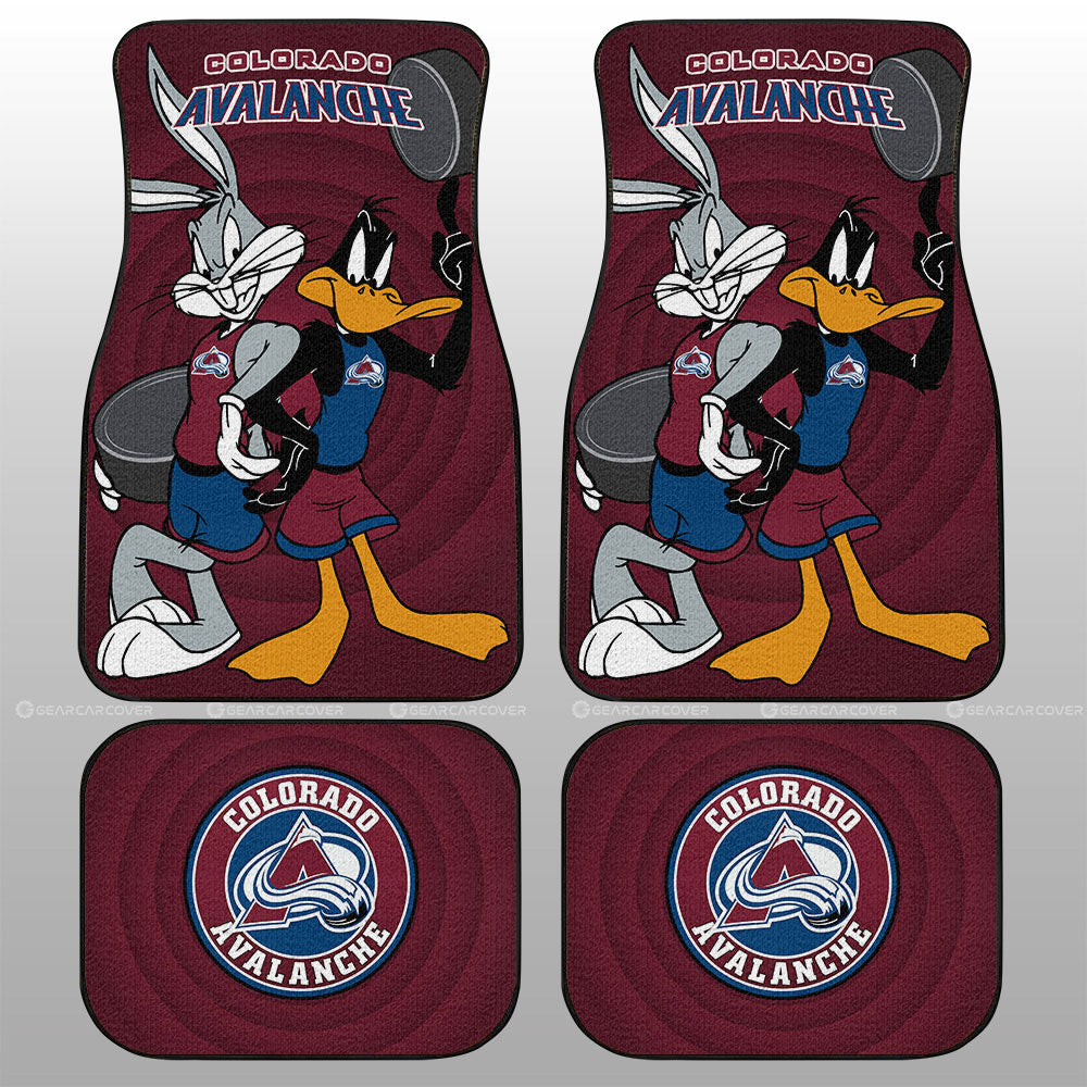 Colorado Avalanche Car Floor Mats Custom Car Accessories - Gearcarcover - 1