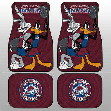Colorado Avalanche Car Floor Mats Custom Car Accessories - Gearcarcover - 1