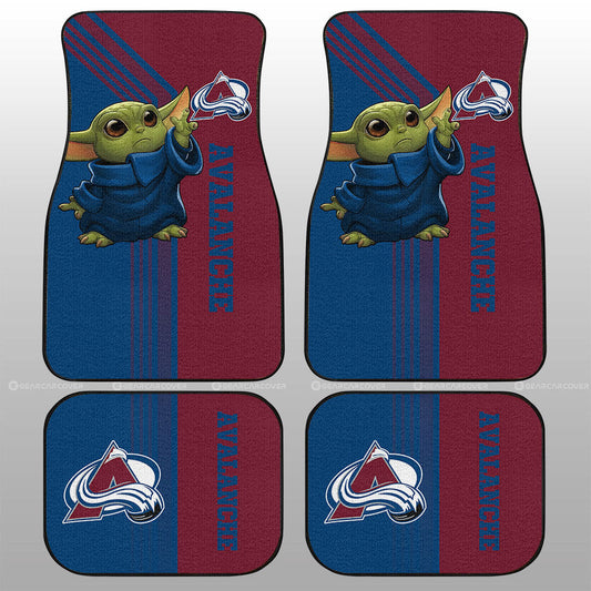 Colorado Avalanche Car Floor Mats Custom Car Accessories - Gearcarcover - 1