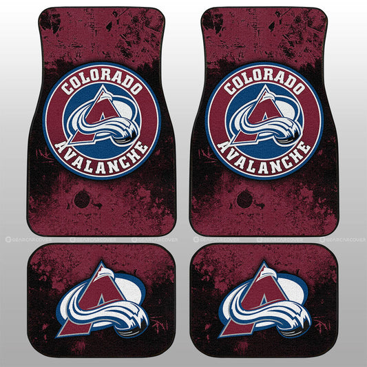 Colorado Avalanche Car Floor Mats Custom Car Accessories - Gearcarcover - 1