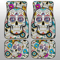 Colorado Avalanche Car Floor Mats Custom Sugar Skull Car Accessories - Gearcarcover - 1