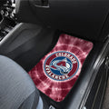 Colorado Avalanche Car Floor Mats Custom Tie Dye Car Accessories - Gearcarcover - 3