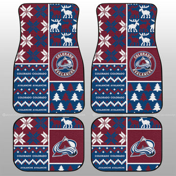 Colorado Avalanche Car Floor Mats Custom Ugly Style Car Accessories - Gearcarcover - 1
